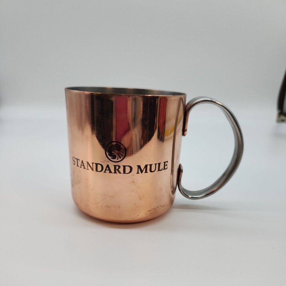 RUSSIAN STANDARD‎ Copper-Tone Metal MUG - Collectible - Rare